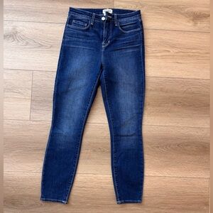 L'AGENCE Margot Dark Blue Skinny Jeans